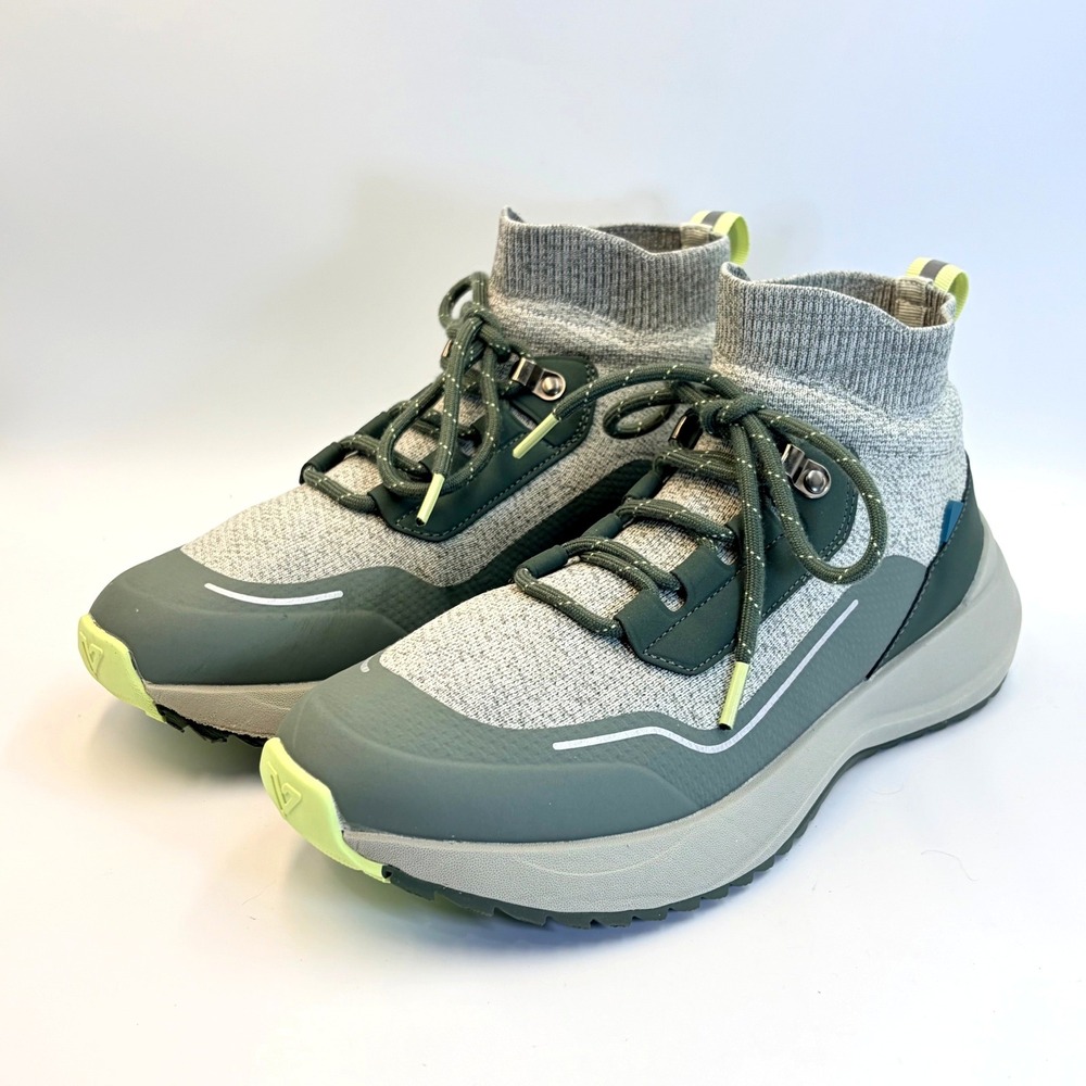 Vessi Stormburst High Top Men 10 Sage Green Waterproof Sneakers Gorpcore Hiking